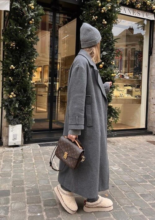 How to style UGG ankle boots and slippers with 20 winter outfit inspirations